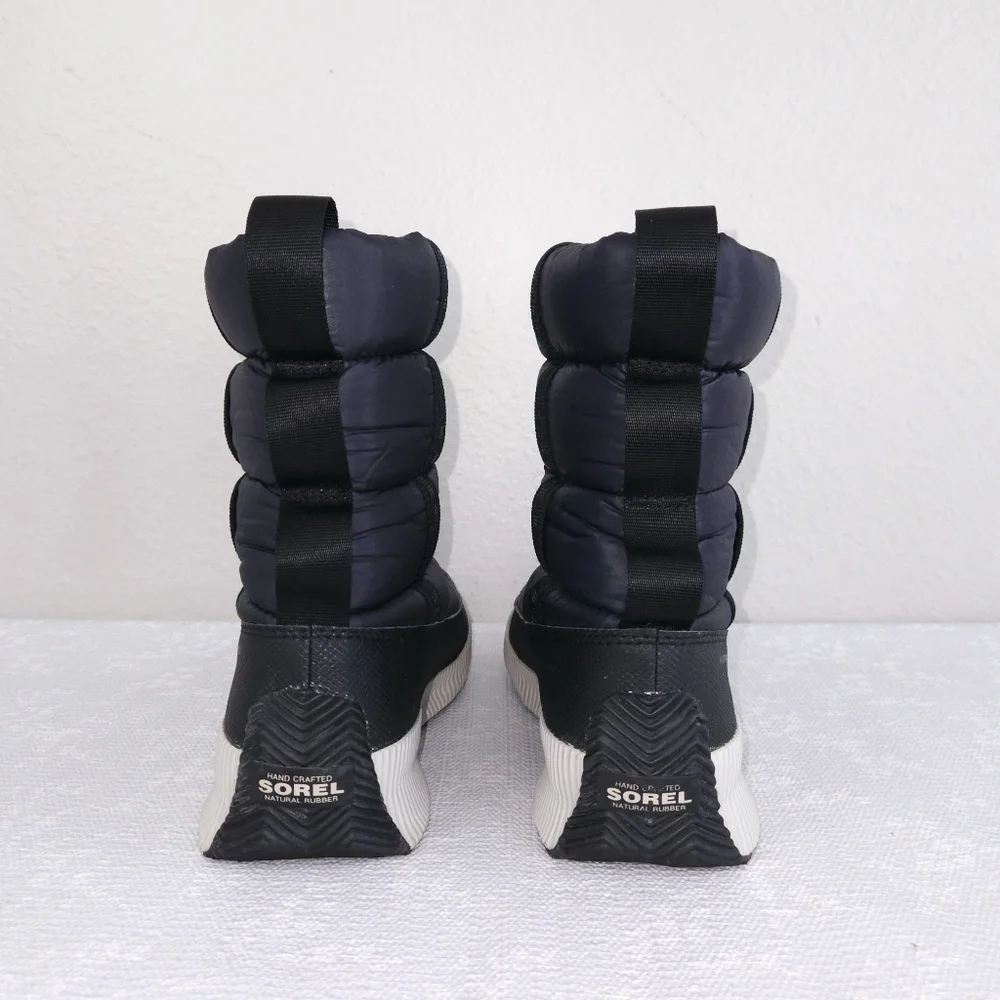 SOREL Out 'N About Puffy Mid Boots Navy Blue US 8